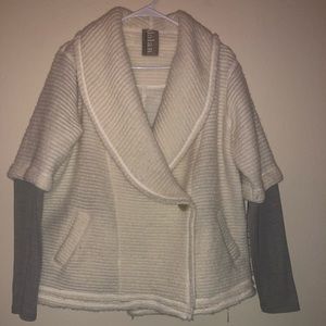 Anthropologie Dolan mixed media jacket